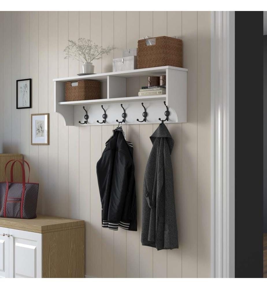 Woody Fashion Hall stand, white, melaminecoated… DeinDeal