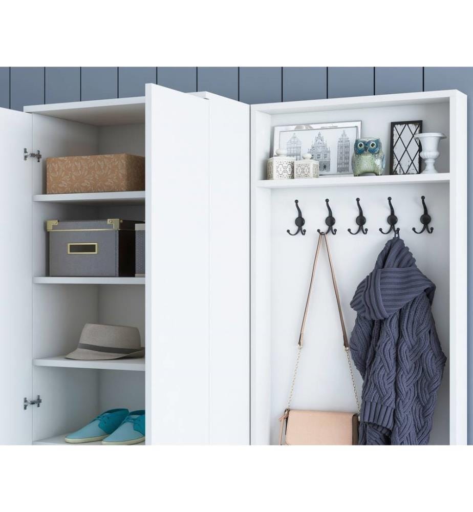 Woody Fashion Hall stand, white, melaminecoated… DeinDeal