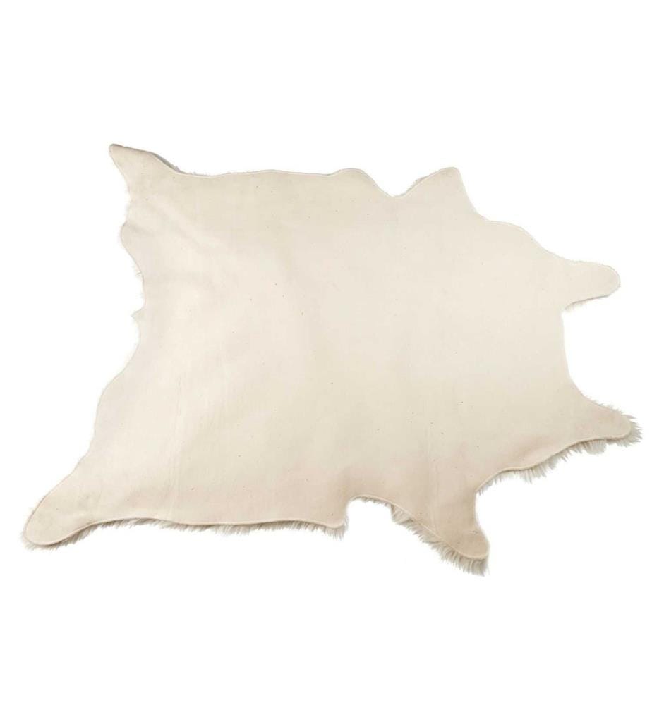 Faux Fur Beast Skin Rug White DeinDeal
