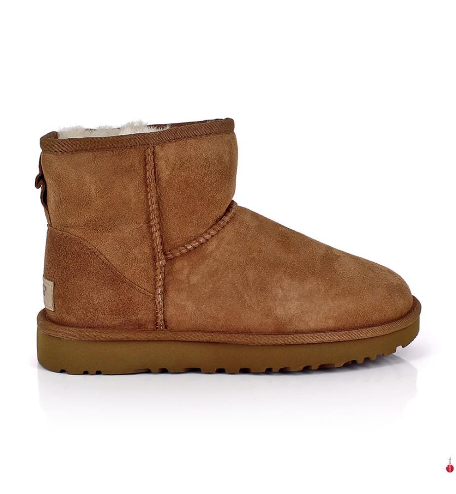 Bottines en Cuir Classic Mini II - Camel