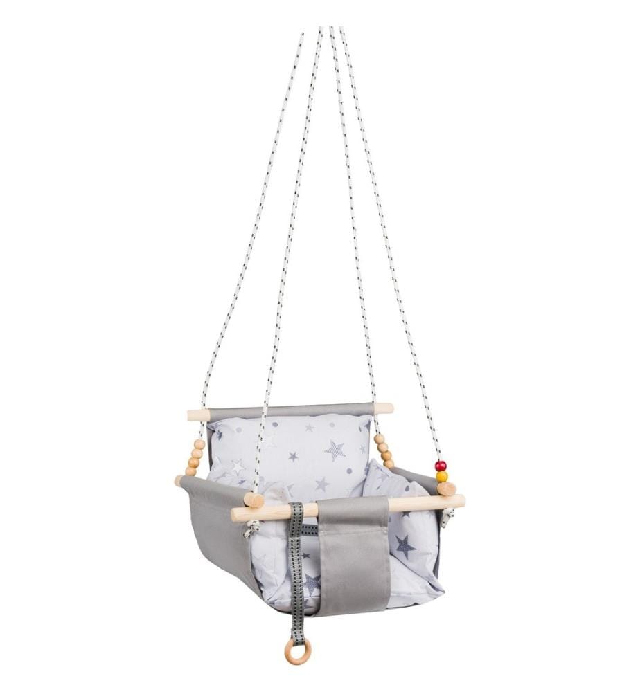 KALUNE DESIGN Swing Chair Selale Grey DeinDeal