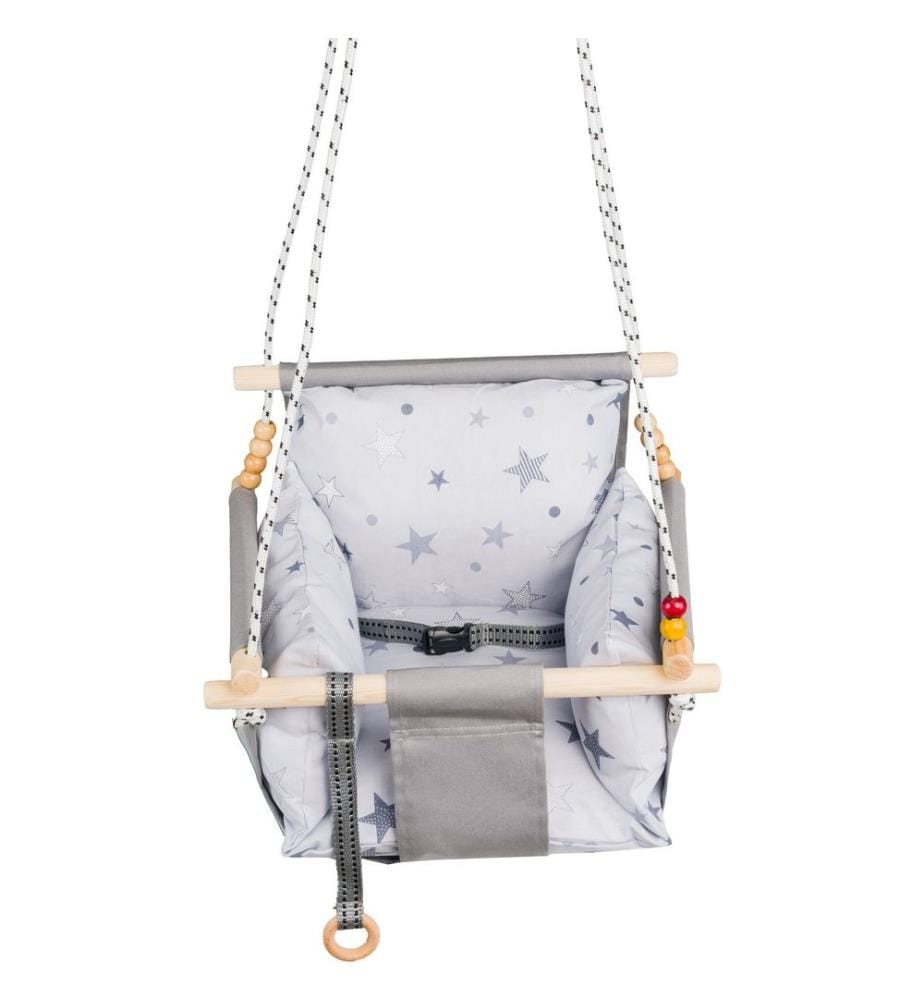 KALUNE DESIGN Swing Chair Selale Grey DeinDeal