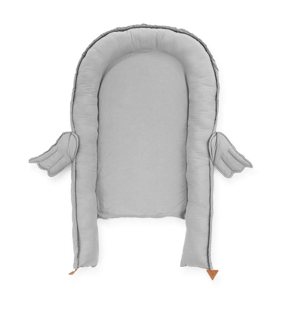 KALUNE DESIGN Baby Bed Grey DeinDeal