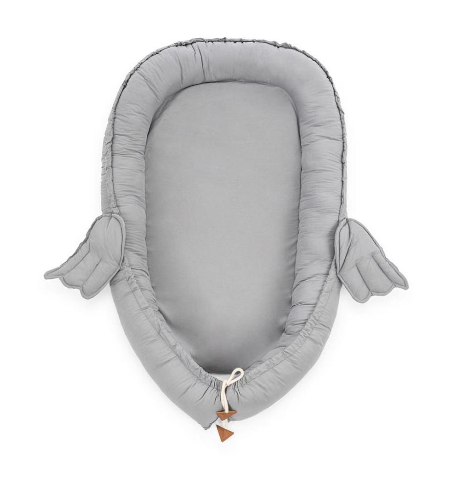 KALUNE DESIGN Baby Bed Grey DeinDeal