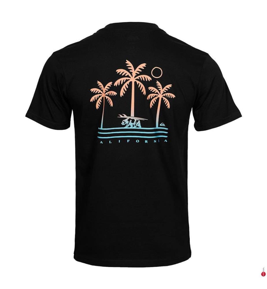 T-Shirt California Bear - Schwarz