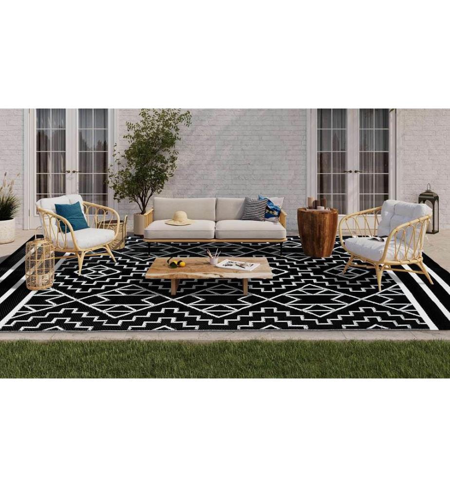 Rectangular rug Inca 270 x 470 cm - Black | DeinDeal