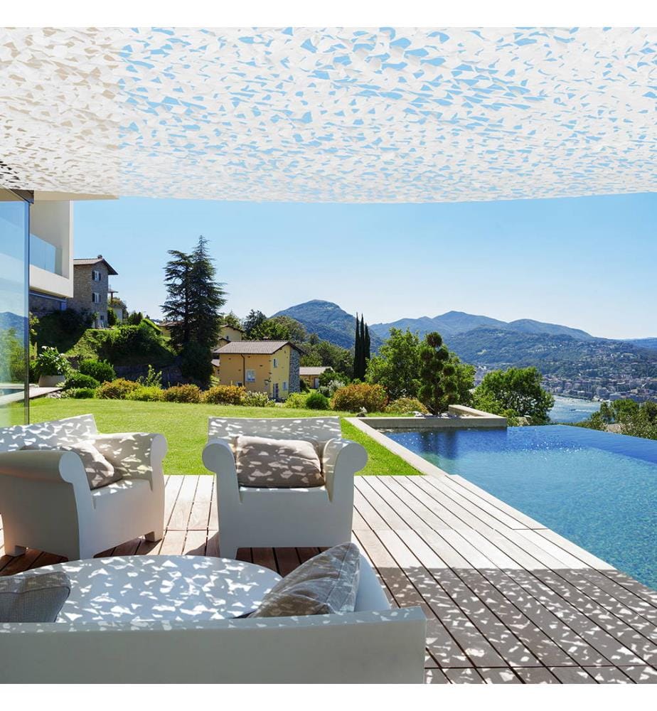 Rectangular shade - 5 x 5 m - White | DeinDeal