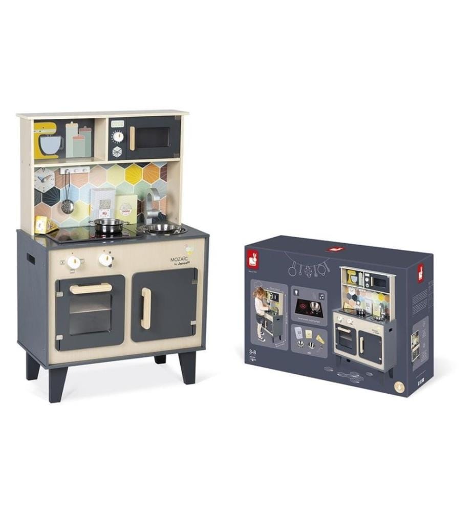 JANOD - Cuisine pour enfant Mozaïc Big Cooker Bois
