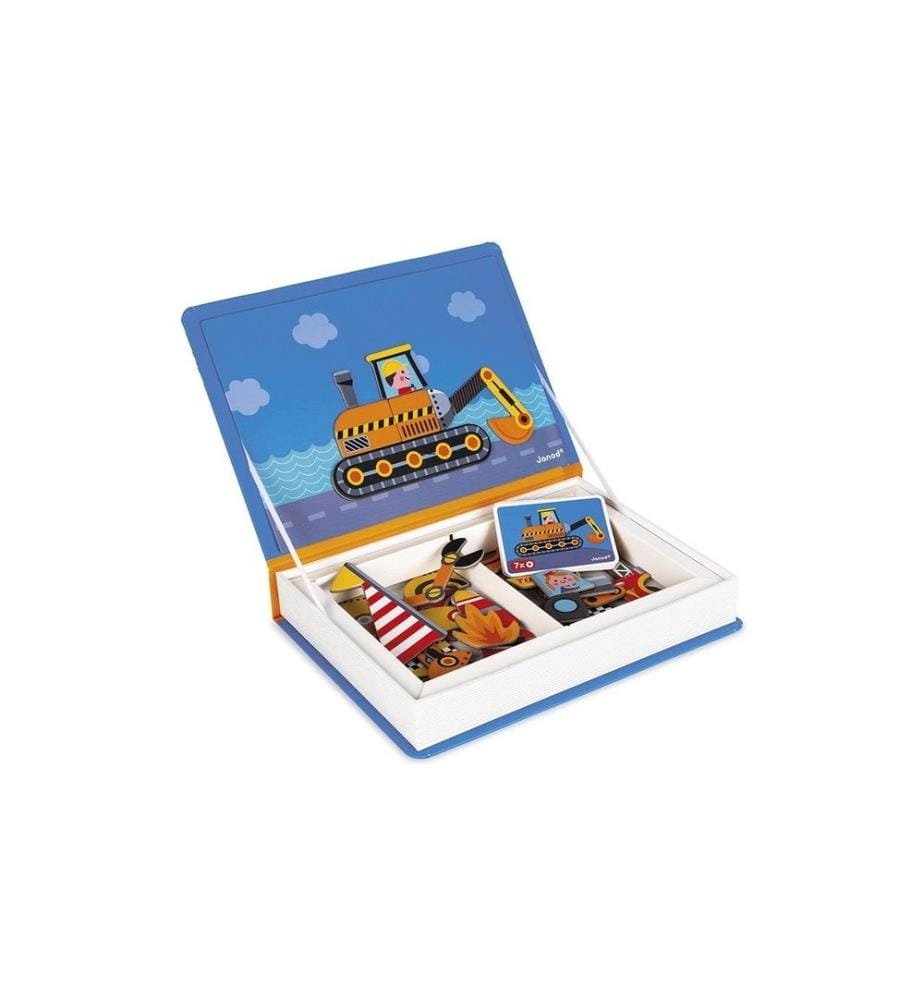 JANOD - Jouets d'occupation Livre magnétique Véhicules