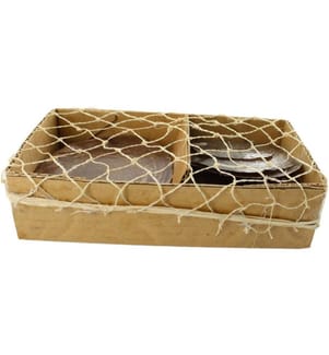 CHALET - Aufsteller Capiz Muscheln Braun