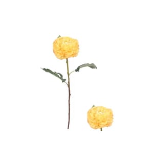 CHALET - Kunstblume Pfingstrose 67 cm, Gelb