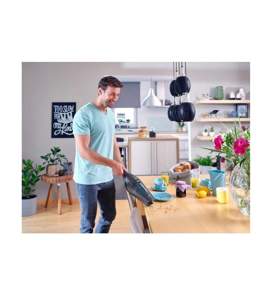 LEIFHEIT - Akku-Hand- und Stielsauger Rotaro PowerVac 2in1 Schwarz