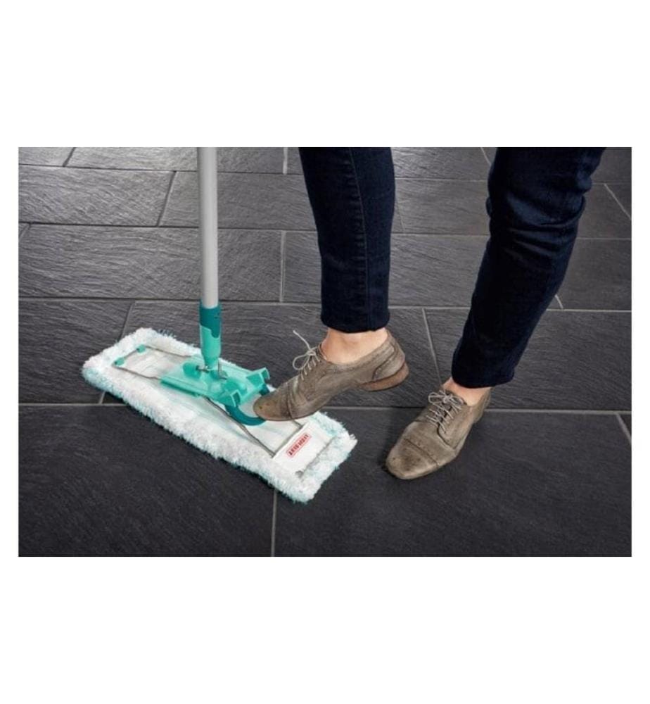 LEIFHEIT - Balai plat Profi XL Micro Duo avec manche en aluminium