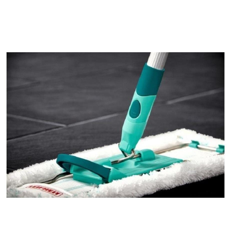 LEIFHEIT - Balai plat Profi XL Micro Duo avec manche en aluminium