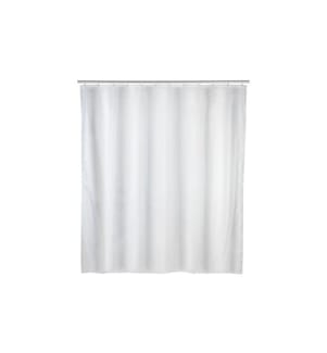 WENKO - Rideau de douche Uni 240 x 180 cm, Blanc