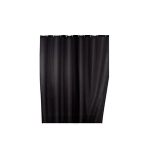 WENKO - Rideau de douche Anti-moisissure 180 x 200 cm, Noir