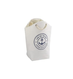 WENKO - Wäschesammler Sylt Shopper, 58 Liter