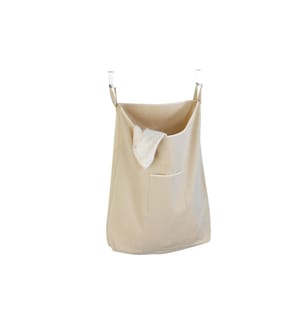 WENKO - Wäschesammler Canguro  65 l, Beige/Silber