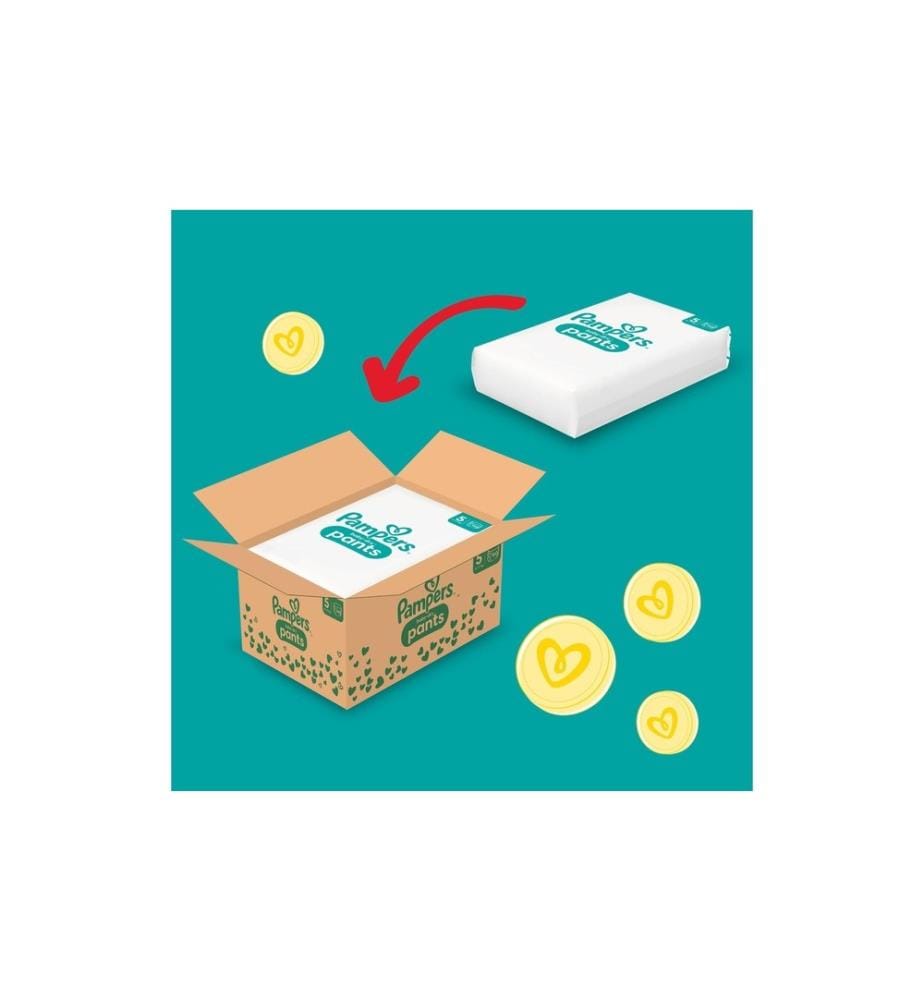 PAMPERS - Couches Baby Dry Pants Junior taille 5