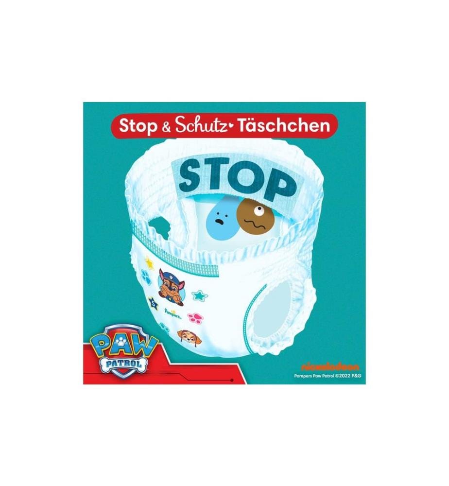 PAMPERS - Couches Baby Dry Pants Paw Patrol Junior taille 5