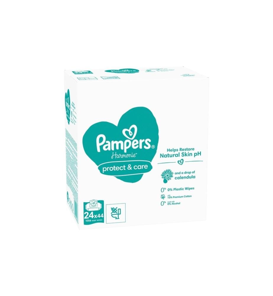 PAMPERS - Lingettes humides Harmonie Calendula 24 x 44 pcs.
