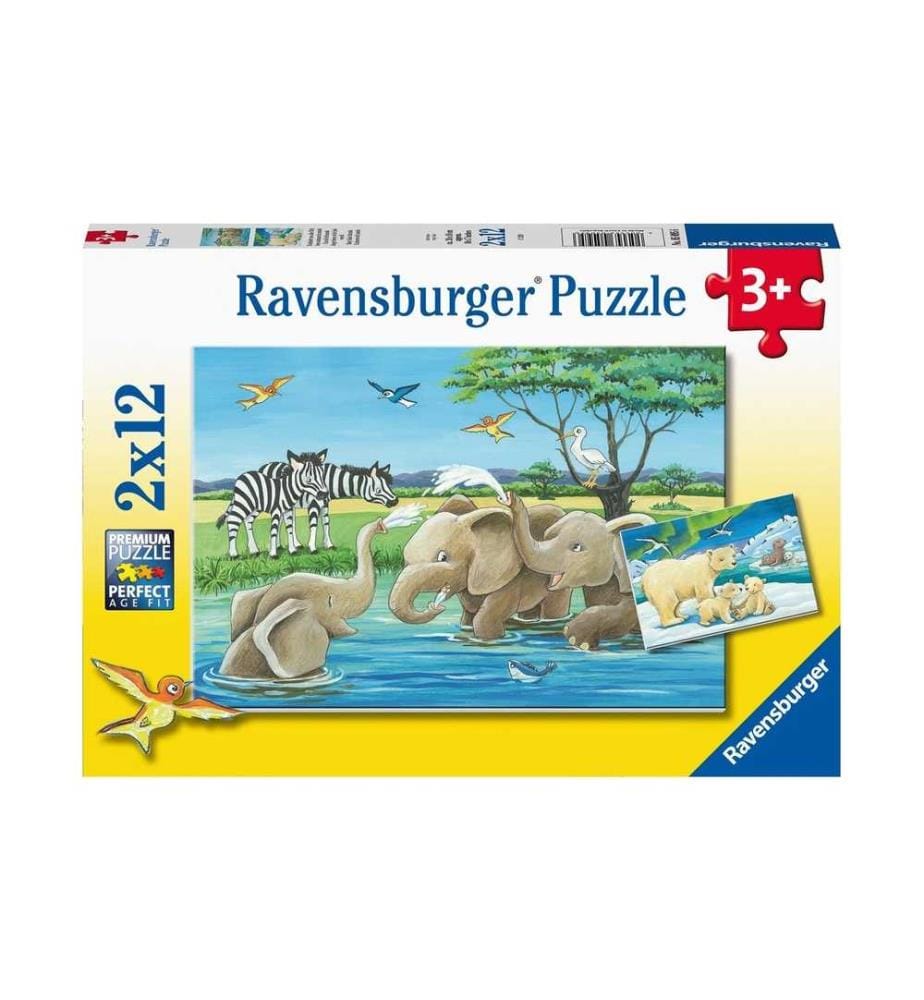 RAVENSBURGER Puzzle Tierkinder aus aller Welt DeinDeal