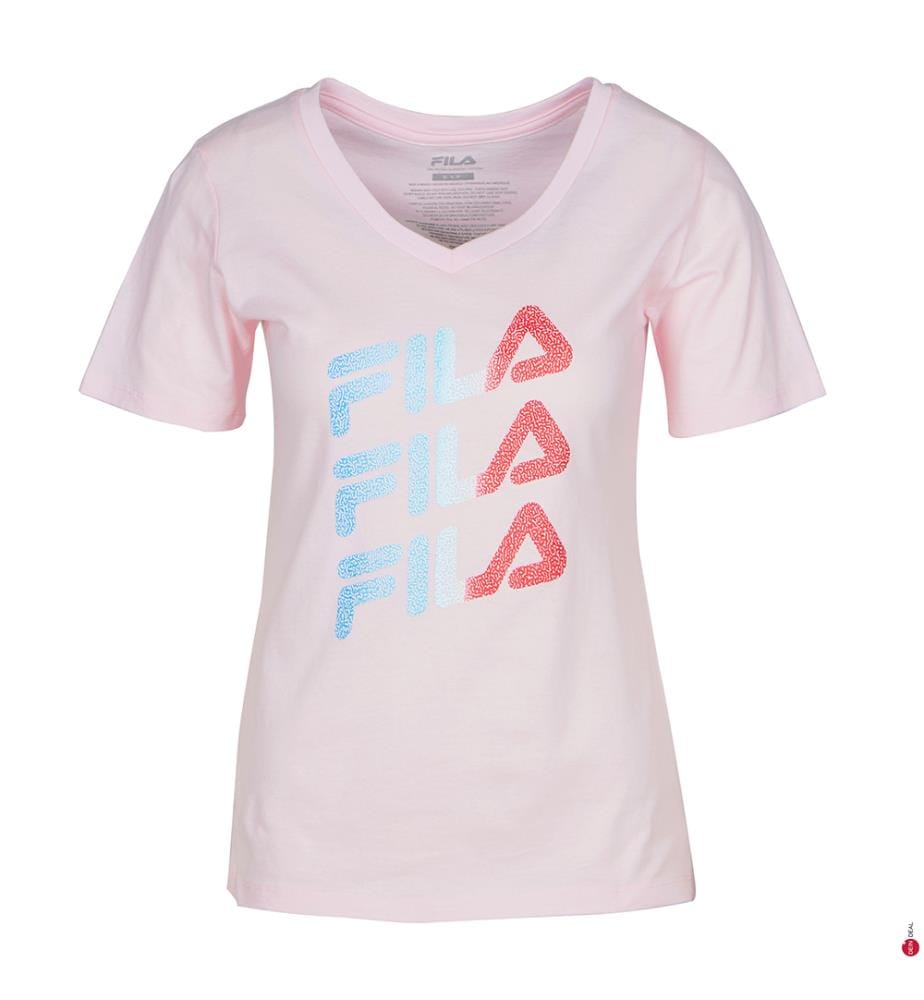 Light pink fila shirt shop