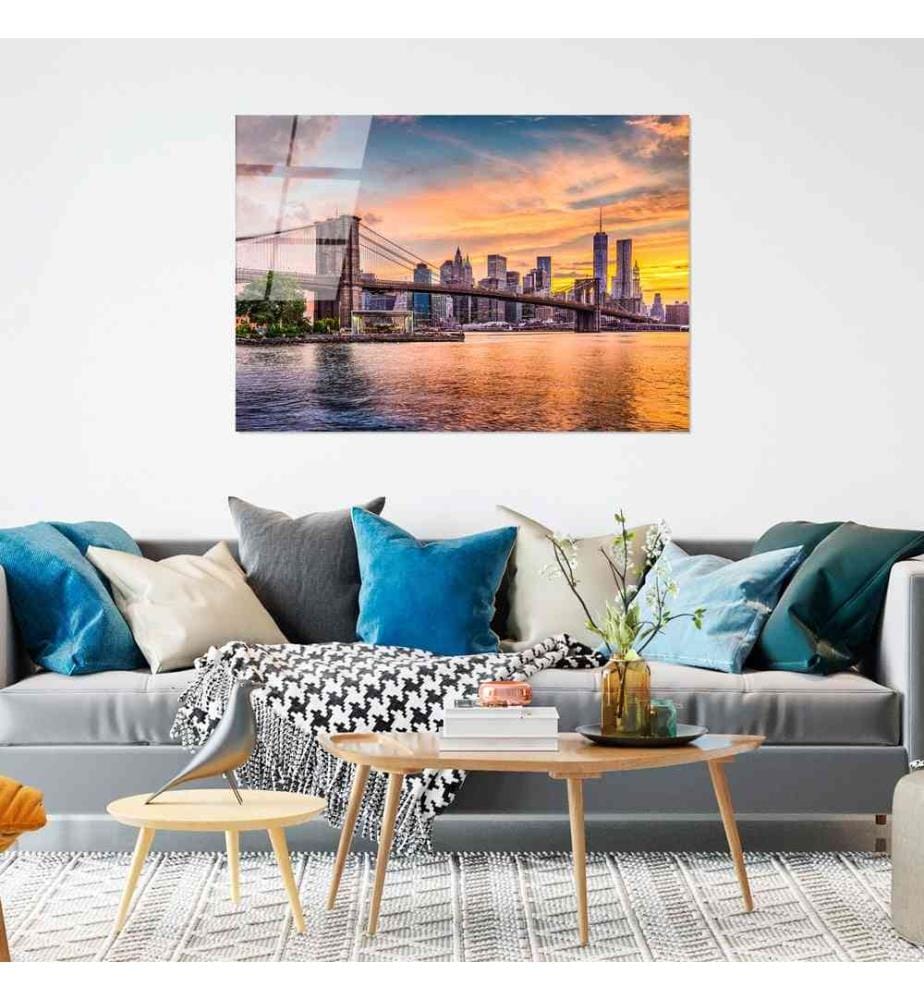 Decorative Tempered Glass Painting, Multicolor, 100% Tempered Glass