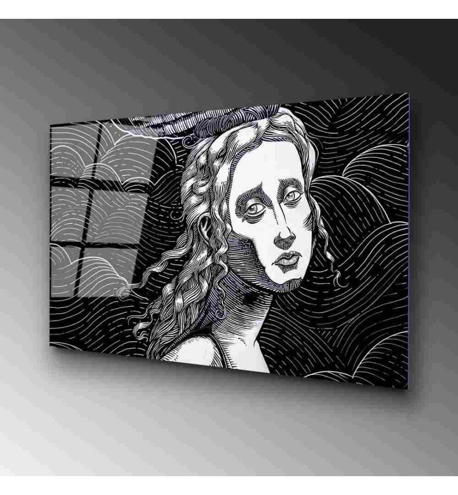 Decorative Tempered Glass Painting, Multicolor, 100% Tempered Glass