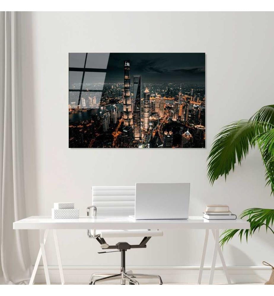 Decorative Tempered Glass Painting, Multicolor, 100% Tempered Glass