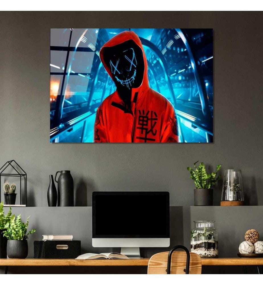 Decorative Tempered Glass Painting, Multicolor, 100% Tempered Glass