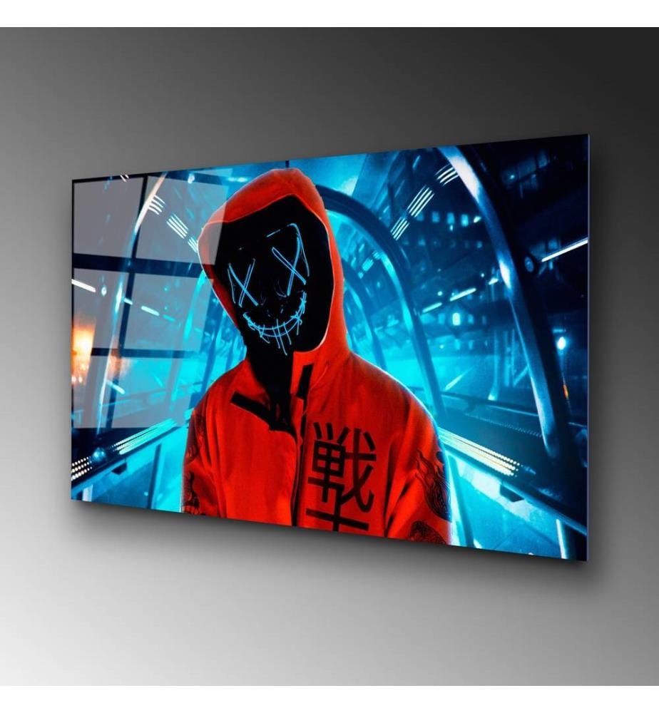 Decorative Tempered Glass Painting, Multicolor, 100% Tempered Glass