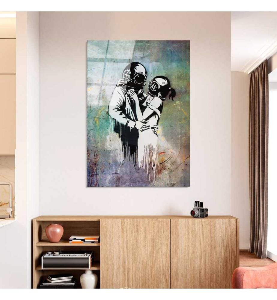 Decorative Tempered Glass Painting, Multicolor, 100% Tempered Glass
