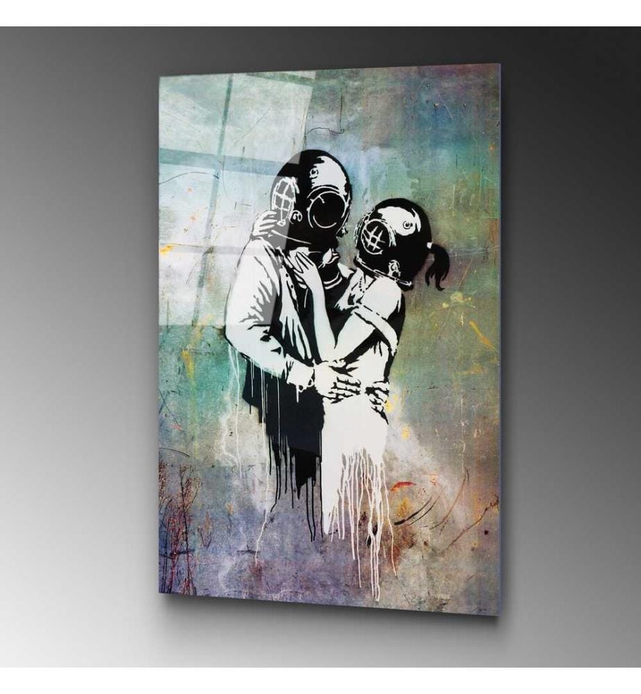 Decorative Tempered Glass Painting, Multicolor, 100% Tempered Glass
