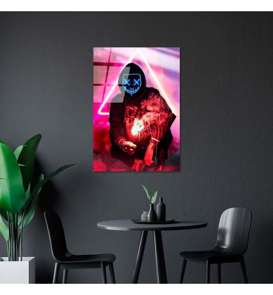 Decorative Tempered Glass Painting, Multicolor, 100% Tempered Glass