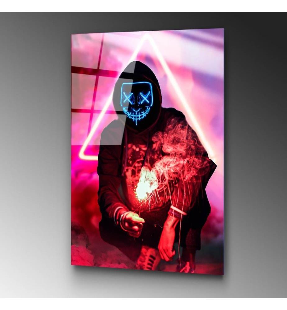 Decorative Tempered Glass Painting, Multicolor, 100% Tempered Glass