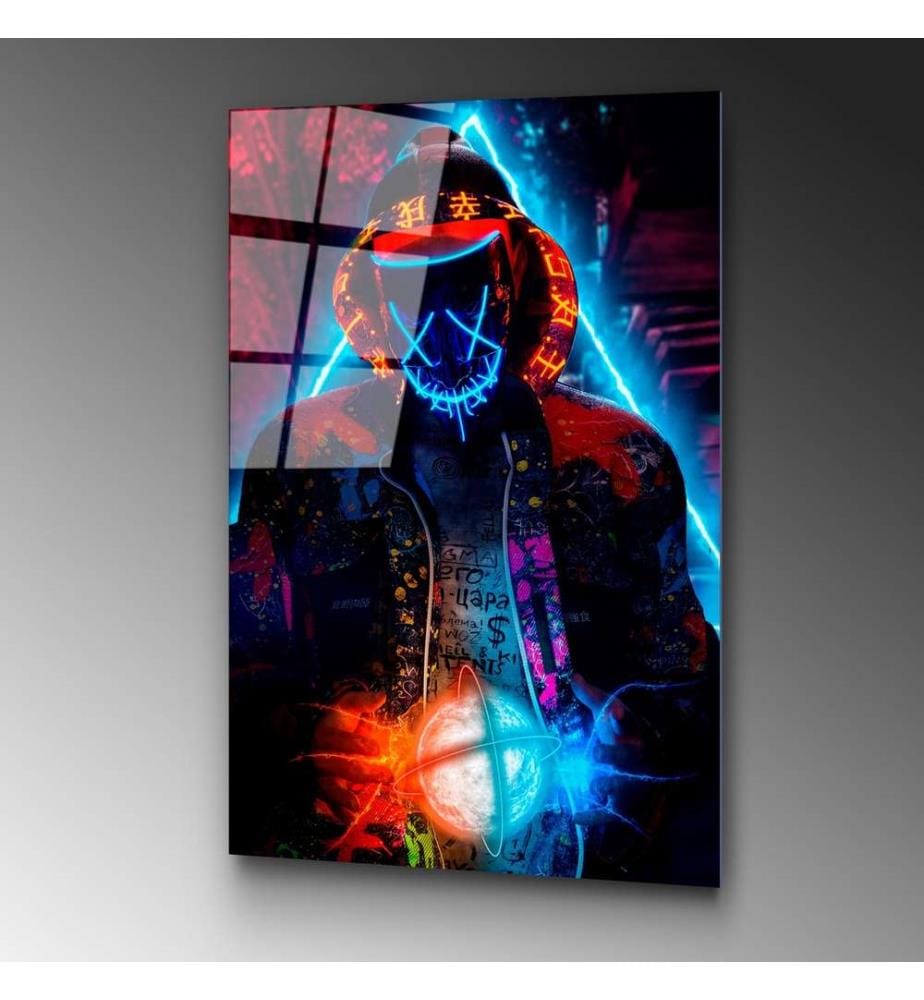 Decorative Tempered Glass Painting, Multicolor, 100% Tempered Glass