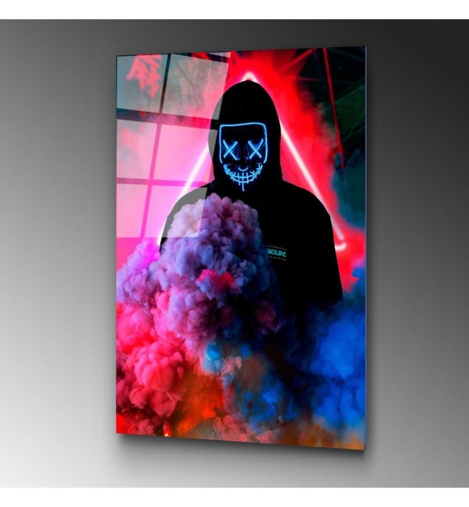 Decorative Tempered Glass Painting, Multicolor, 100% Tempered Glass
