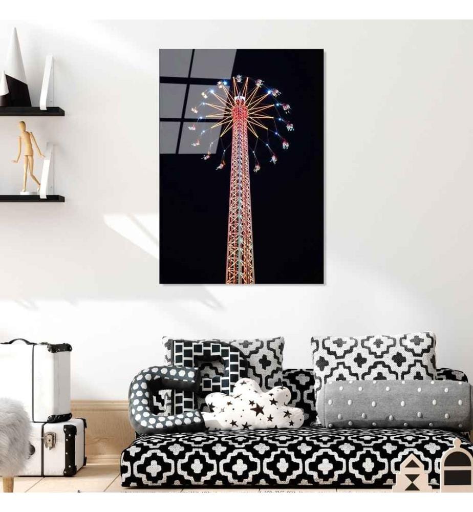 Decorative Tempered Glass Painting, Multicolor, 100% Tempered Glass
