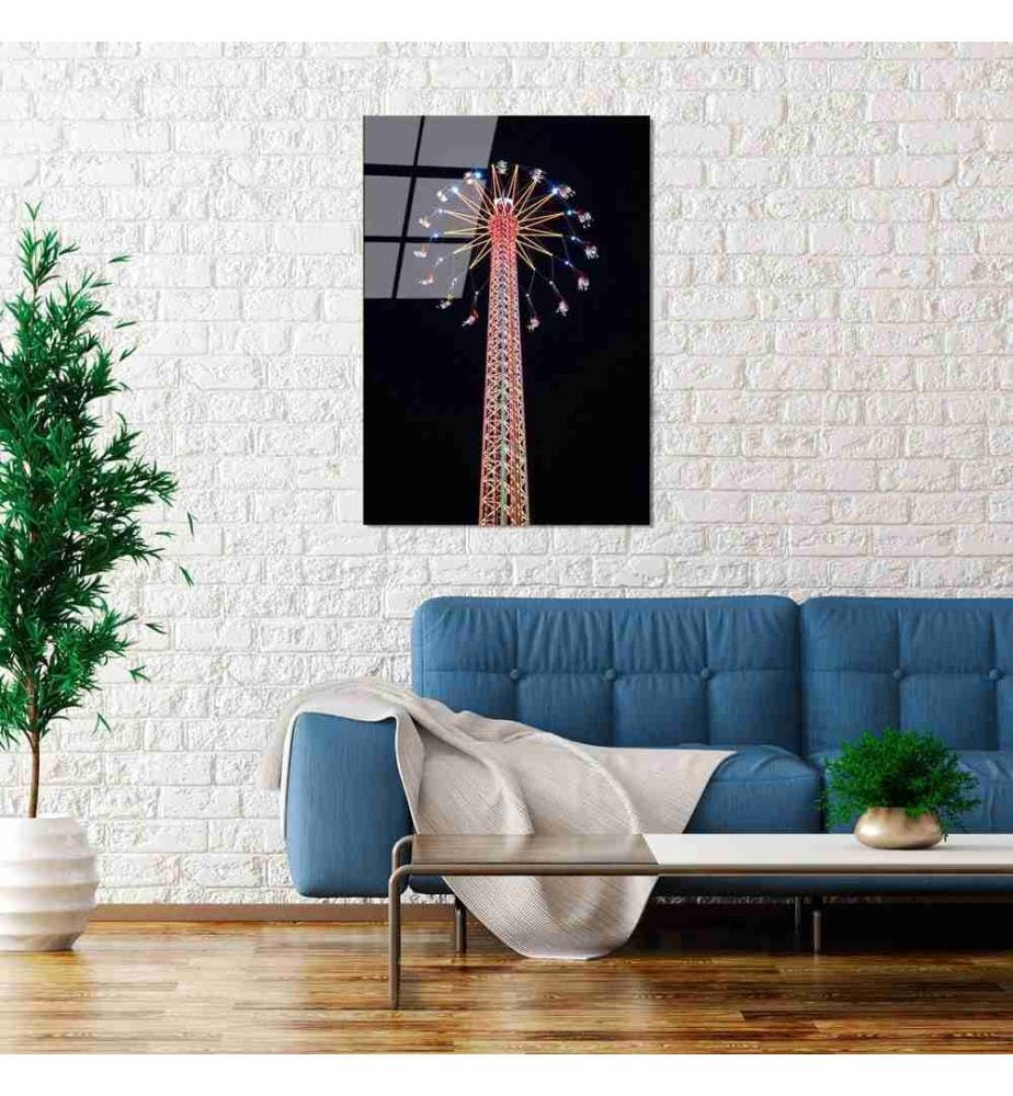 Decorative Tempered Glass Painting, Multicolor, 100% Tempered Glass