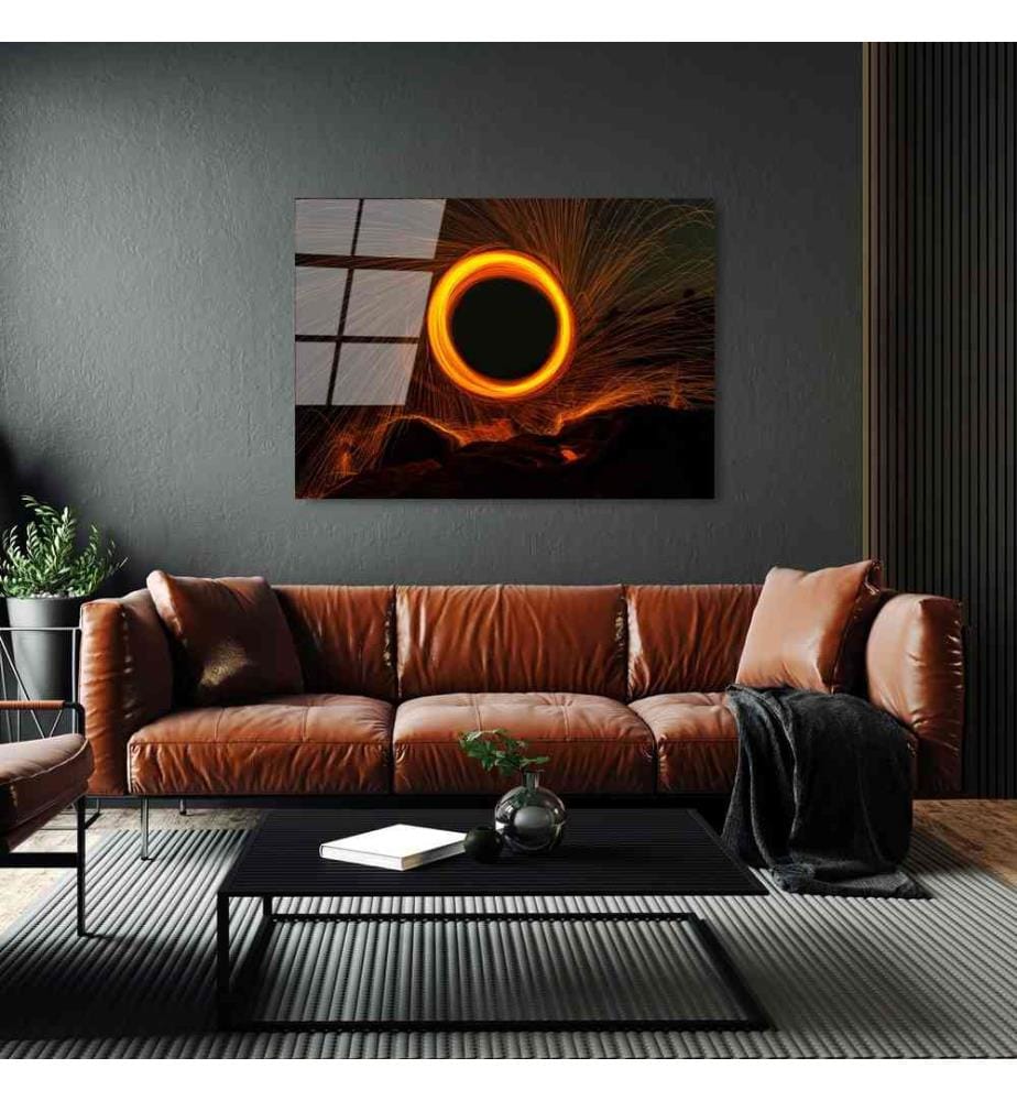 Decorative Tempered Glass Painting, Multicolor, 100% Tempered Glass