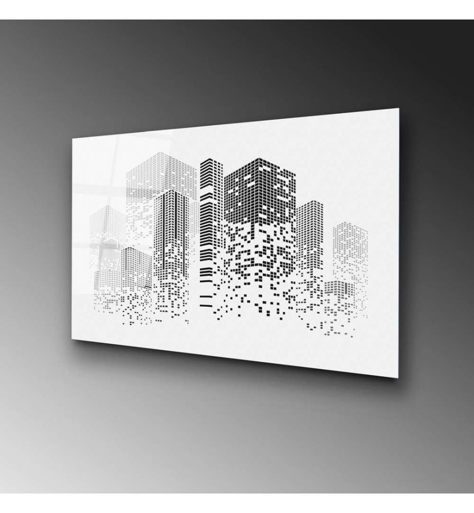 Dekoratives Gemälde aus gehärtetem Glas, mehrfarbig, 100% gehärtetes Glas