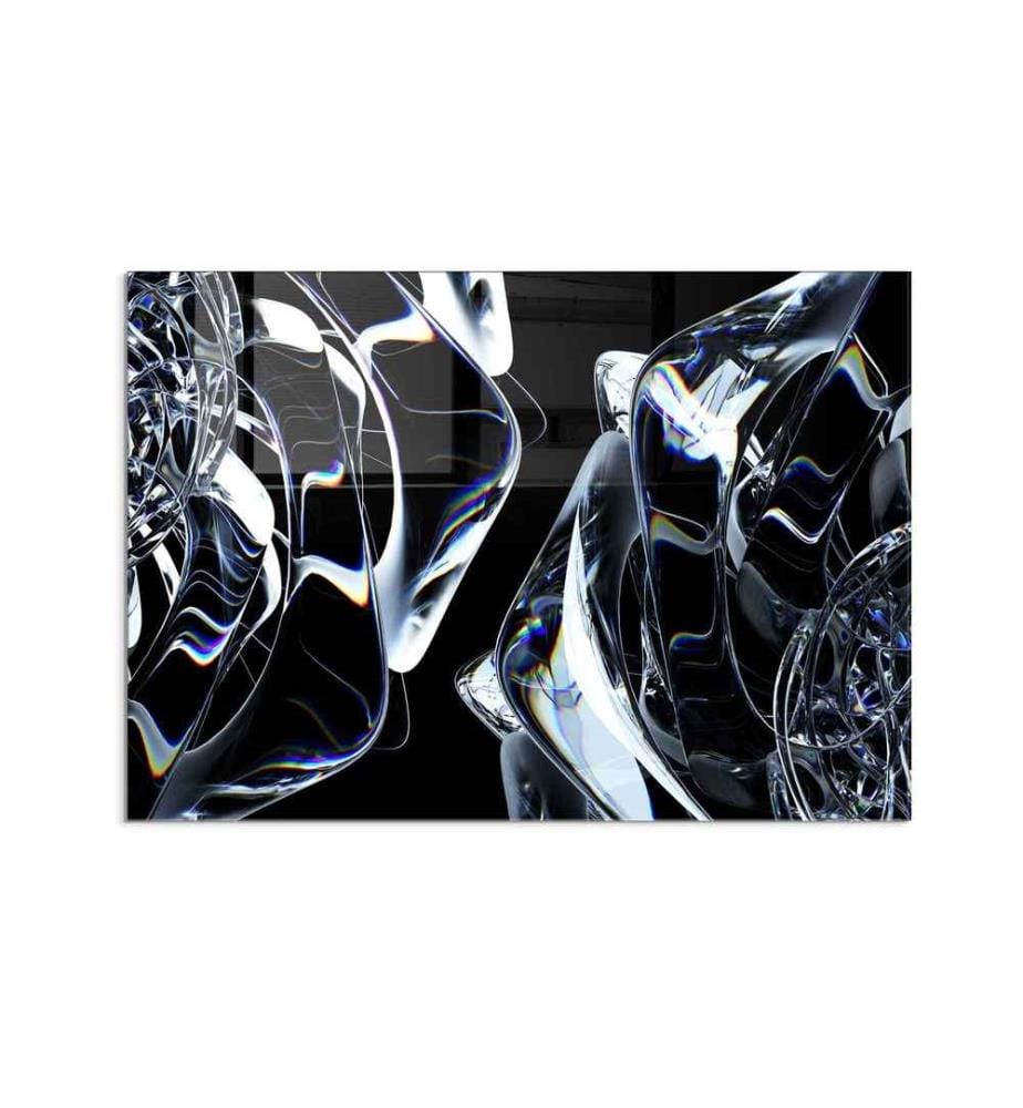 Peinture décorative en verre trempé, multicolore, 100% verre trempé