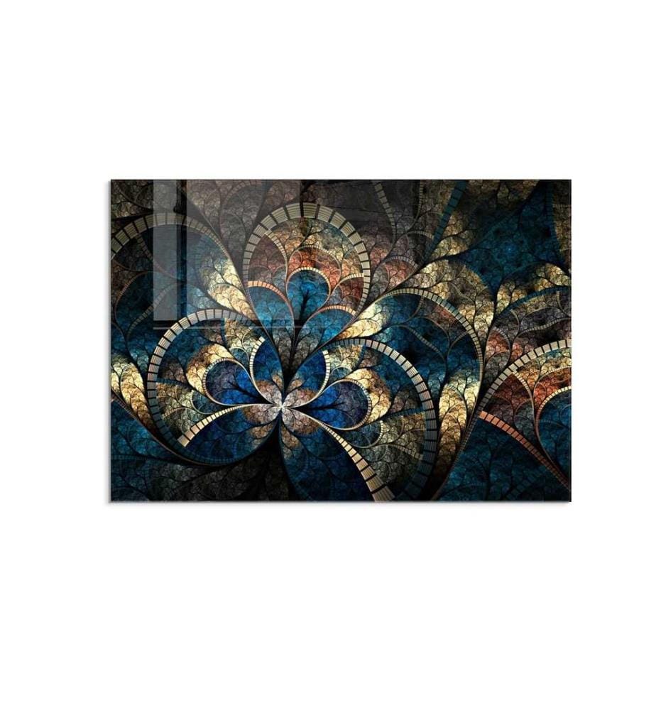 Peinture décorative en verre trempé, multicolore, 100% verre trempé