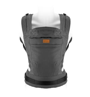 Porte-bébé, gris, coton, capacité de charge de 7 à 20 kg