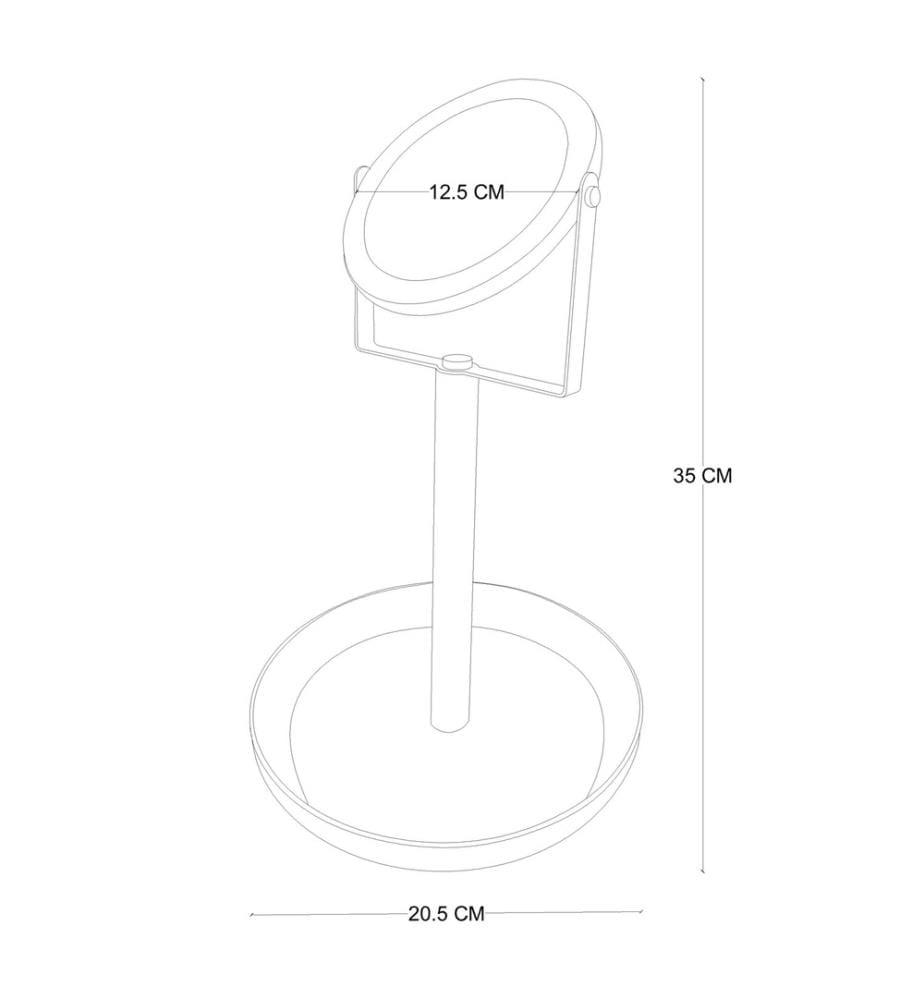 Organisateur de porte-bijoux, blanc, métal (épaisseur : 1,2 Mm), bois de pin (épaisseur : 20 Mm)