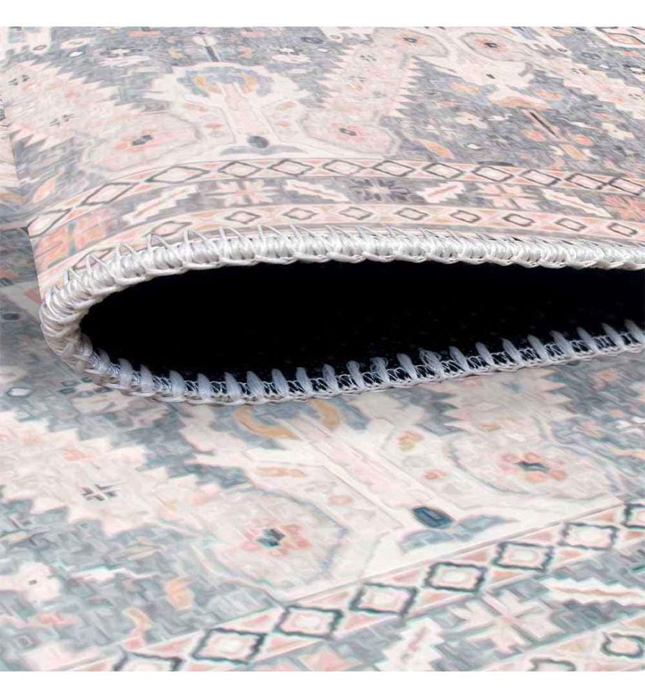 Carpet, Grey, 70% Cotton - 30% Chenille, 100 x 150 cm