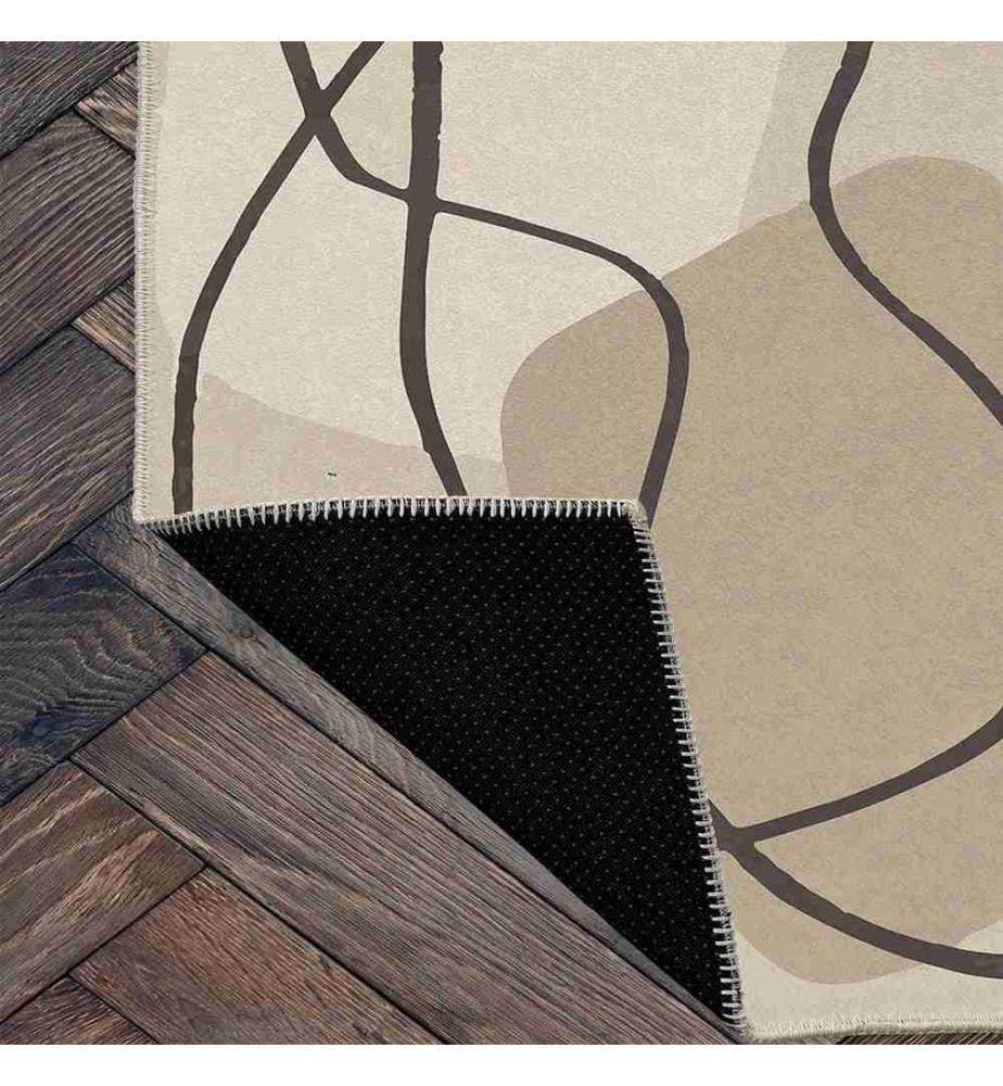 Carpet, Cream, 70% Cotton - 30% Chenille, 100 x 150 cm