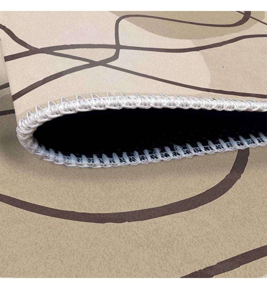 Carpet, Cream, 70% Cotton - 30% Chenille, 100 x 150 cm