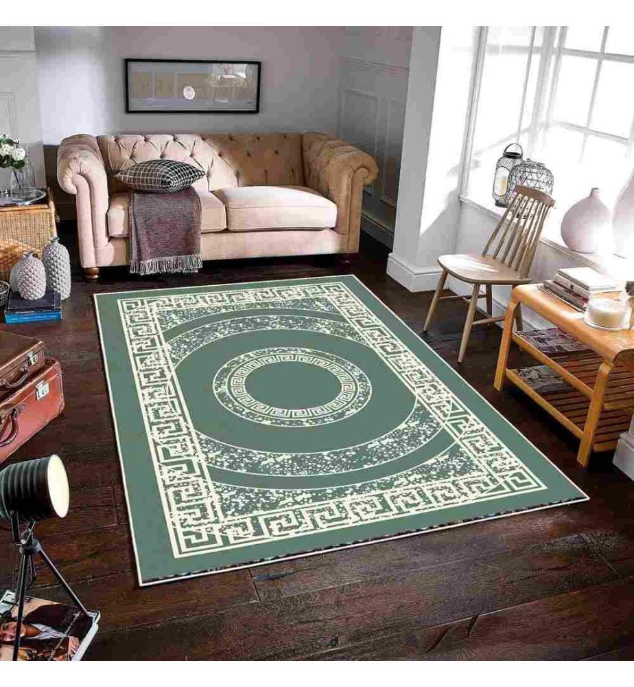 Carpet, Green, 70% Cotton - 30% Chenille, 80 x 150 cm
